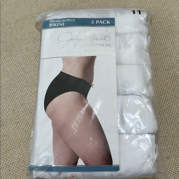 Jaclyn Smith Cotton Bikini 5 Pack Size 11 - Picture 1 of 2